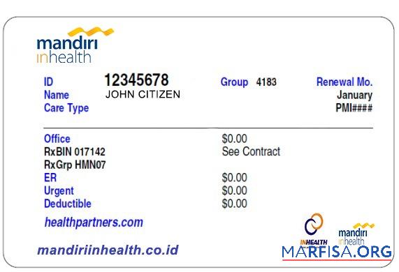 Downloadable Indonesia health insurance card real example